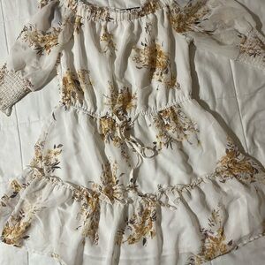 Floral Off-Shoulder Dress